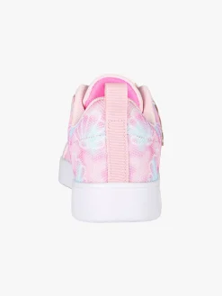 Giardino D'Oro Sneakers da ragazza basse con strappo e luci - rosa