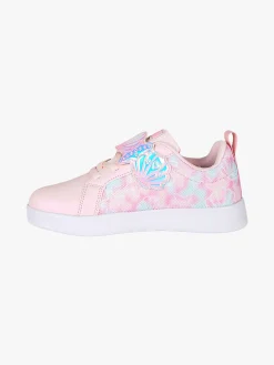 Giardino D'Oro Sneakers da ragazza basse con strappo e luci - rosa