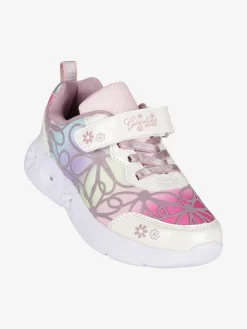 Giardino D'Oro Sneakers da ragazza a fiori con luci