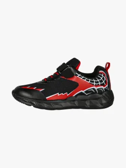 Giardino D'Oro Sneakers da ragazzo con luci e cinturino a strappo - nero