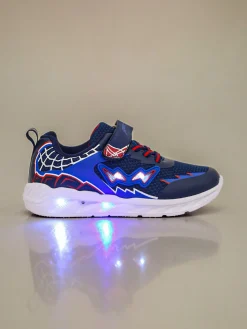 Giardino D'Oro Sneakers da ragazzo con luci e cinturino a strappo - blu