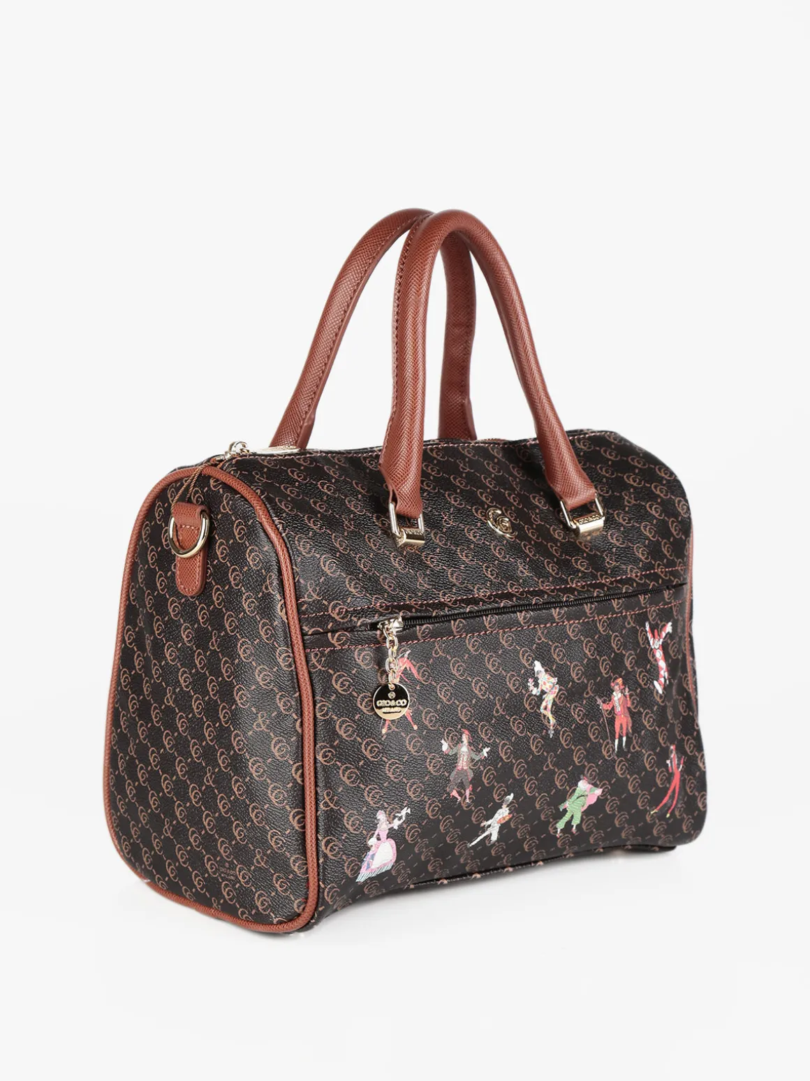 Gio&Co Borsa a bauletto con stampe
