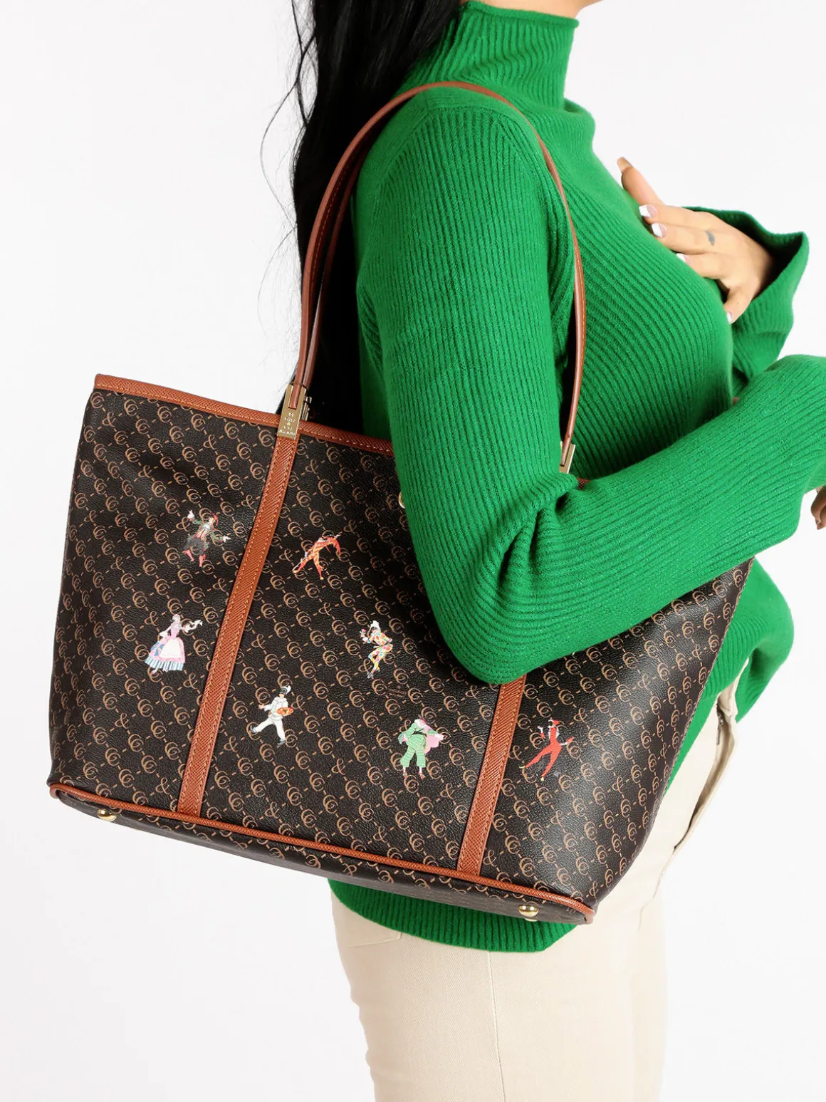 Gio&Co Borsa tote con stampe