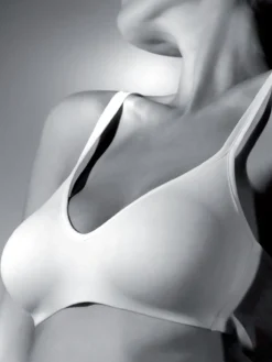 Gios AROMA Reggiseno con coppe preformate in cotone COPPA B - bianco
