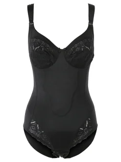 Gios 978 Body donna con pizzo COPPA B - nero