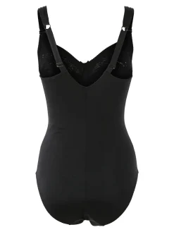 Gios 978 Body donna con pizzo COPPA B - nero