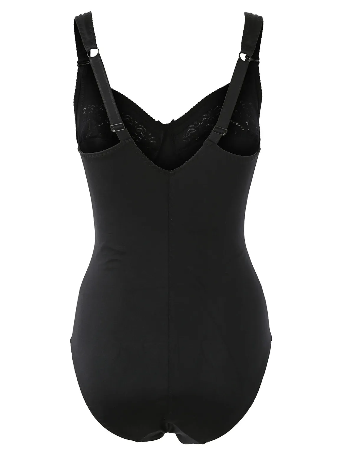 Gios 978 Body donna con pizzo COPPA B - nero
