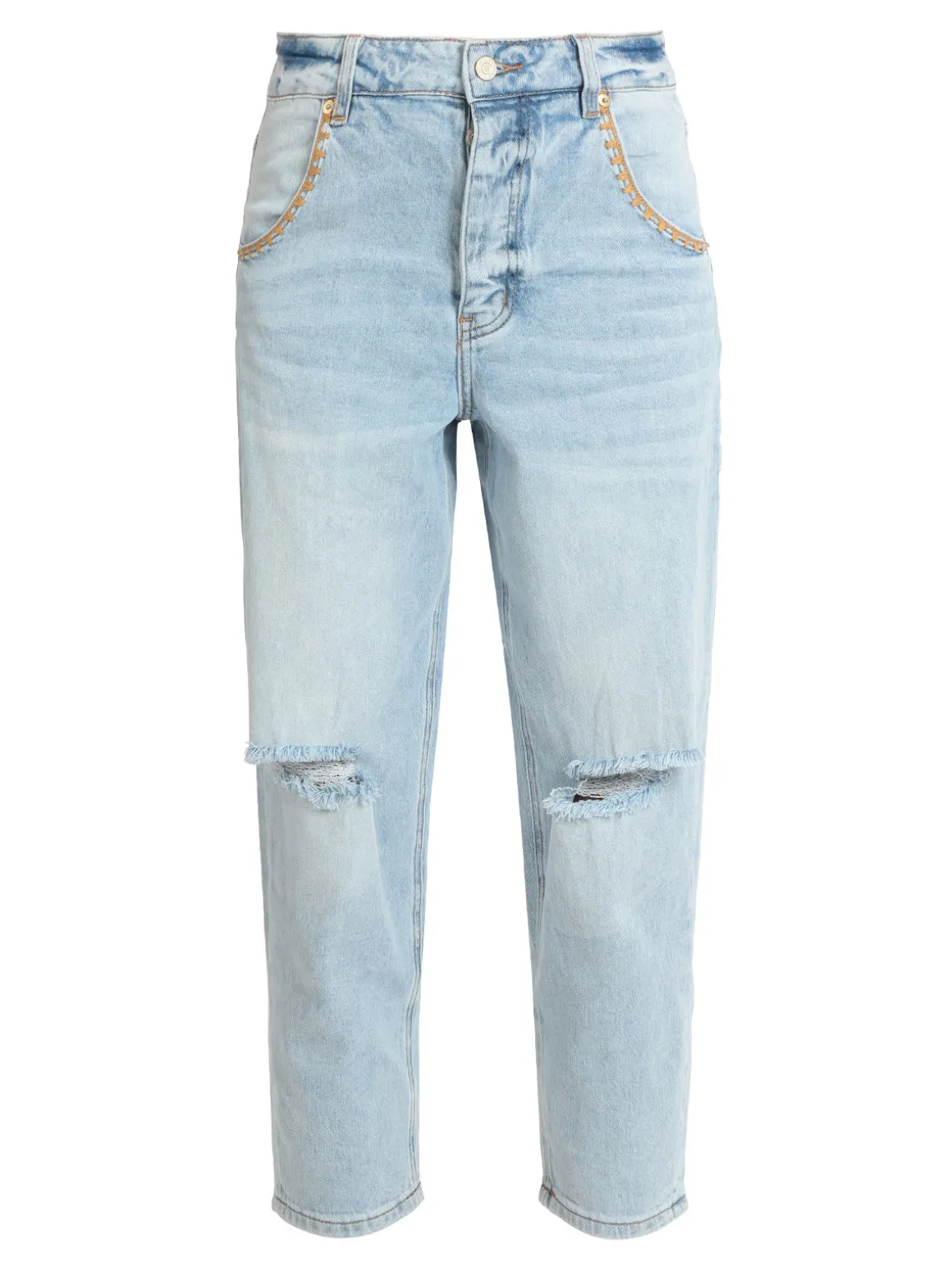 Gioya Jeans donna modello boyfriend con tasche ricamate
