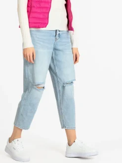 Gioya Jeans donna modello boyfriend con tasche ricamate