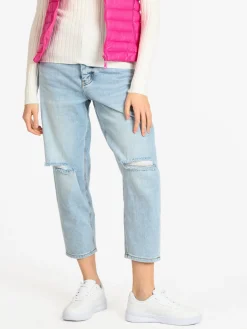Gioya Jeans donna modello boyfriend con tasche ricamate