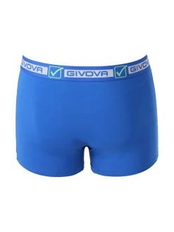 Givova Boxer da uomo in cotone bielastico - blu