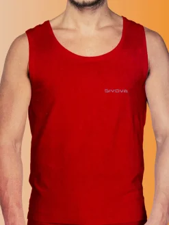 Givova Canotta uomo in cotone - rosso