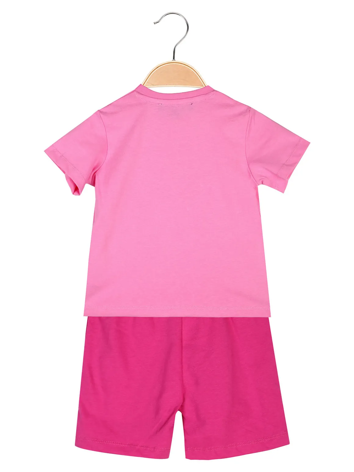 Givova Completo corto da neonata con t-shirt e shorts - rosa