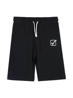 Givova Completo corto da ragazzo in cotone con t-shirt e bermuda - azzurro