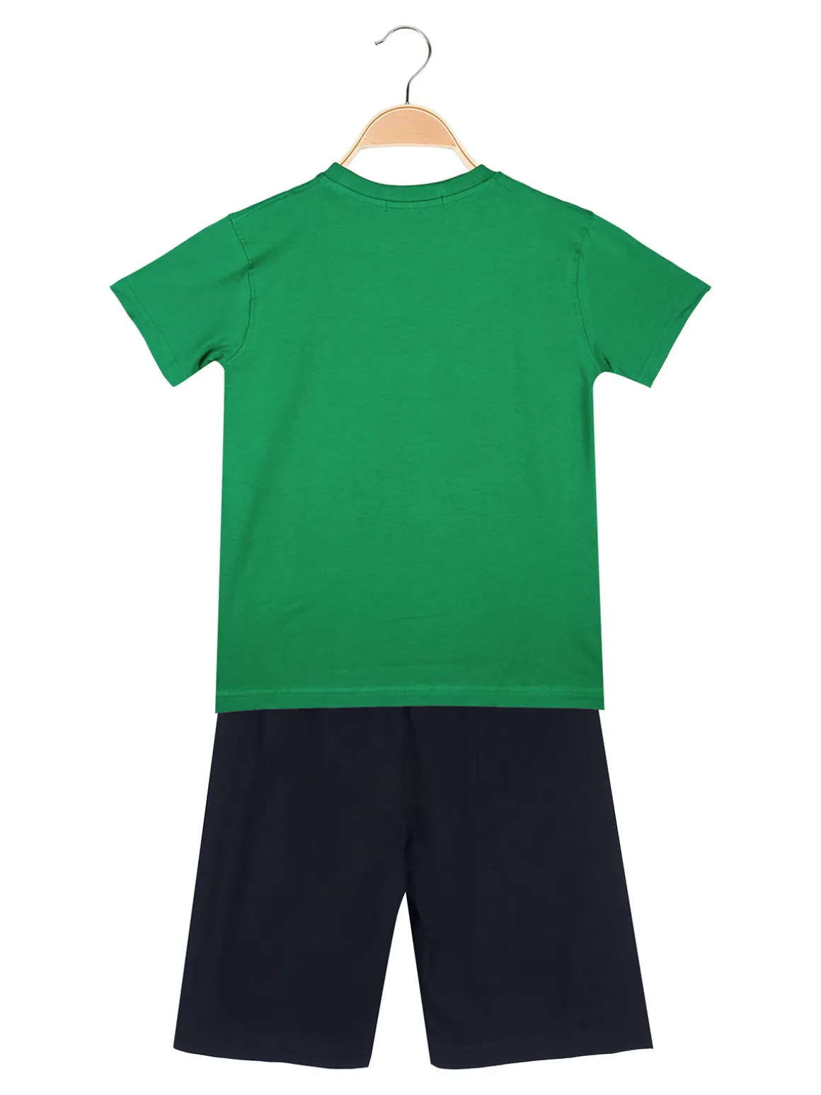 Givova Completo corto da ragazzo in cotone con t-shirt e bermuda - bianco