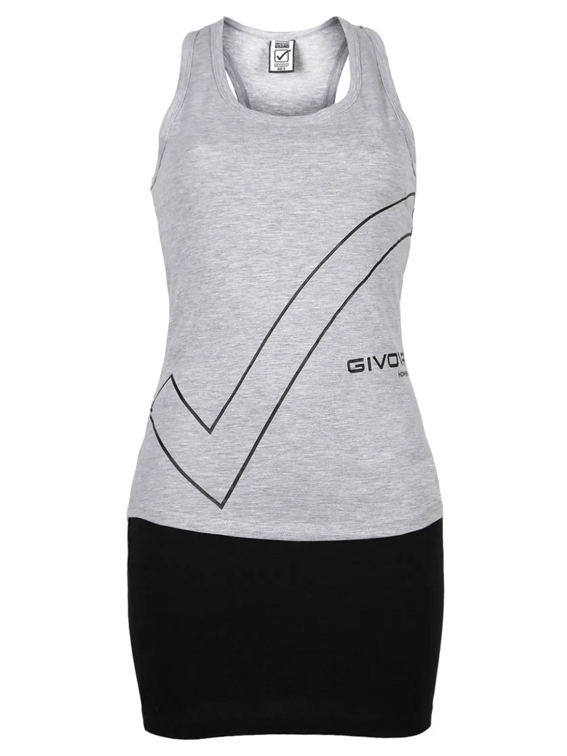 Givova Completo donna top + gonna in cotone