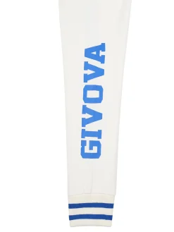 Givova Completo felpa college da bambino 2 pezzi con bottoni - blu