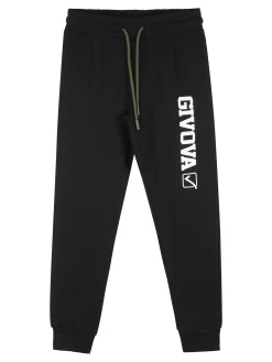 Givova Completo felpa college da bambino 2 pezzi con bottoni - militare