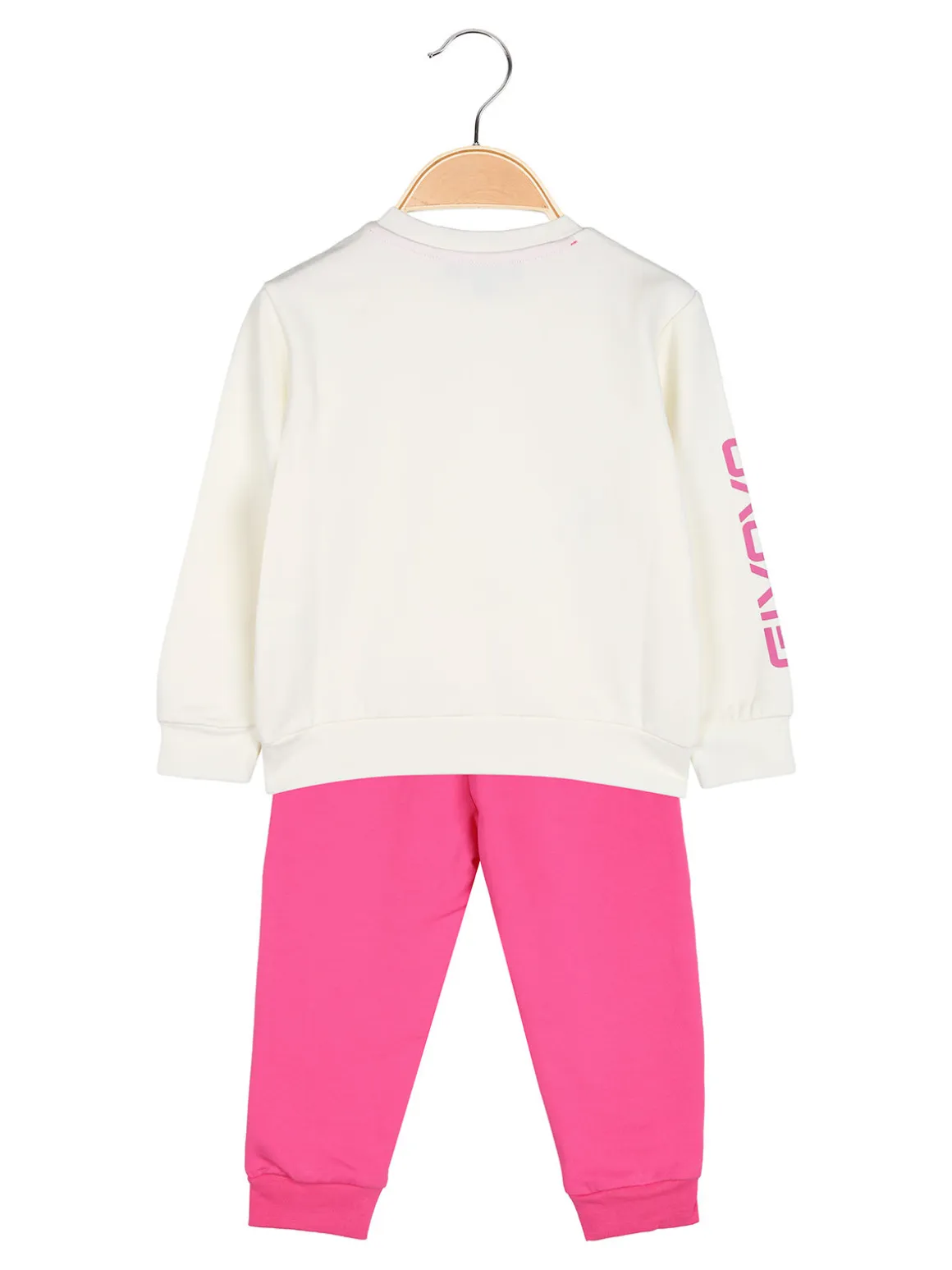 Givova Completo 2 pezzi da neonata con felpa e pantaloni tuta - fucsia