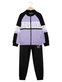 Givova Completo tuta da bambina 2 pezzi con zip intera