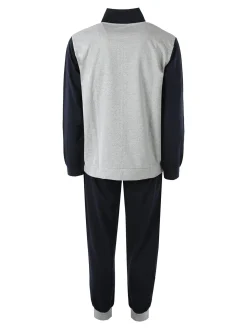 Givova Completo tuta da uomo full zip in cotone - grigio