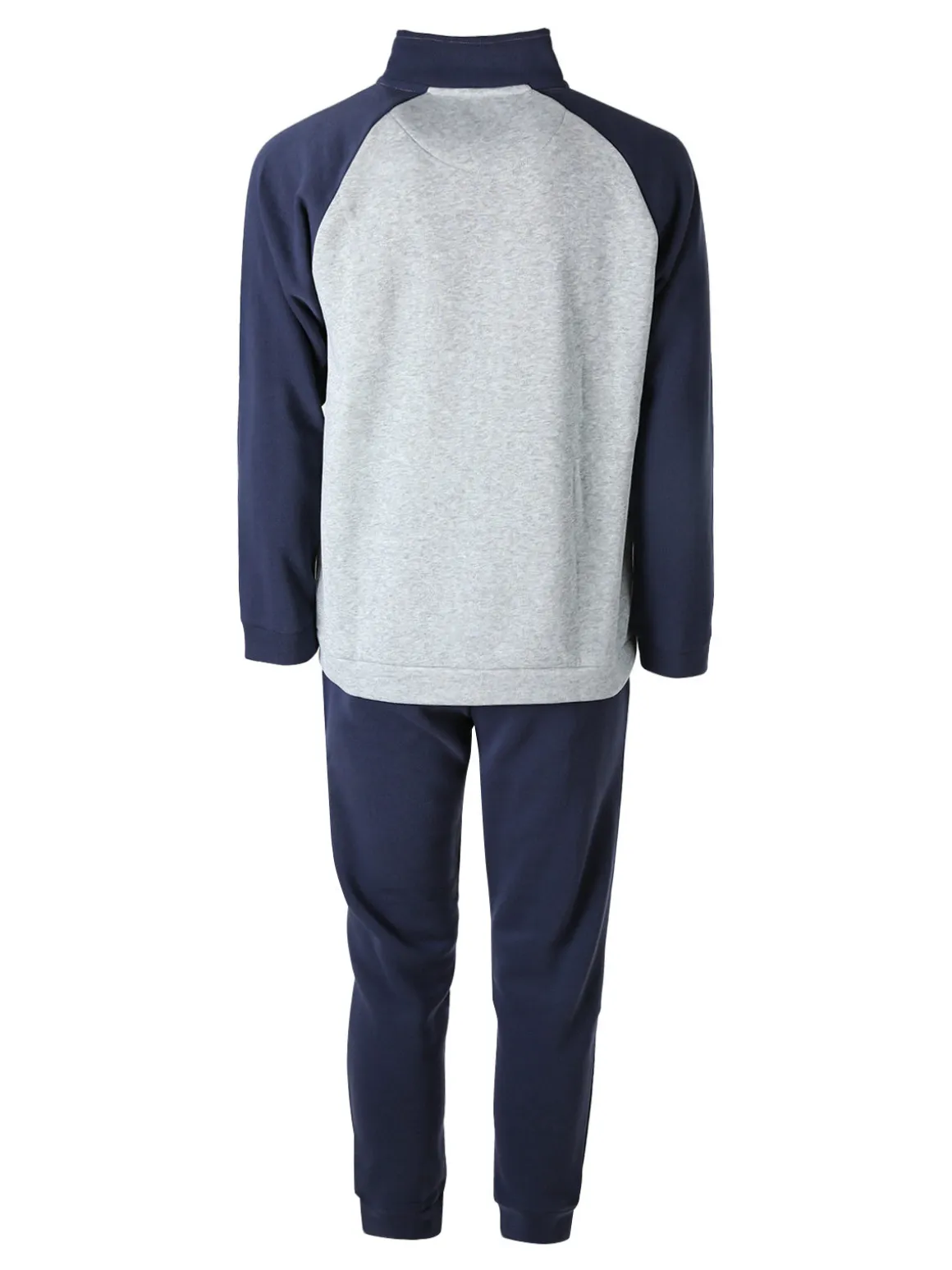 Givova Completo tuta felpata da uomo 2 pezzi full zip - grigio
