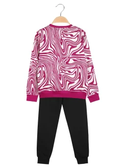 Givova Completo tuta girocollo da ragazza - fucsia