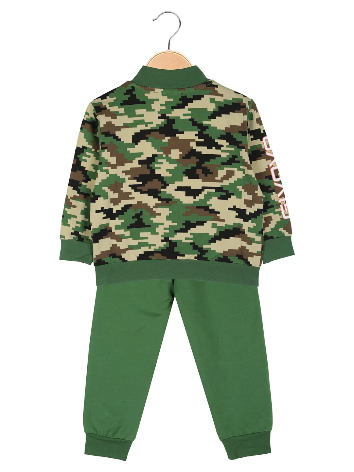Givova Completo tuta 2 pezzi da neonato con zip - verde
