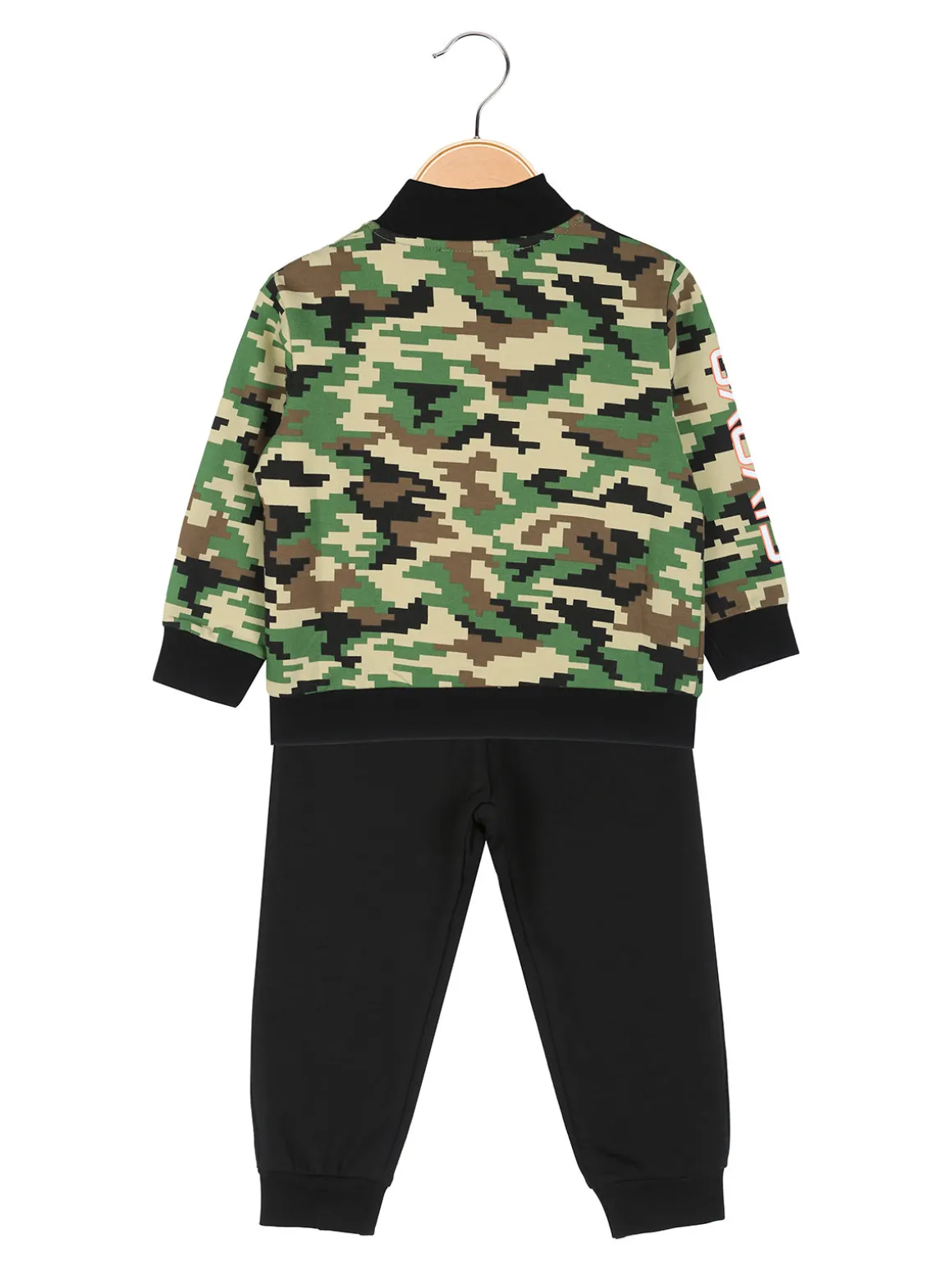 Givova Completo tuta 2 pezzi da neonato con zip - nero