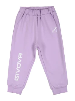 Givova Completo tuta 2 pezzi da neonata con cappuccio e zip - lilla