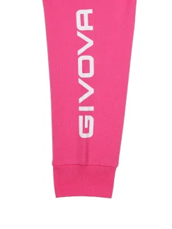 Givova Completo tuta 2 pezzi da neonata con cappuccio e zip - fucsia