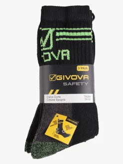 Givova 3 Paia di calze corte in spugna da uomo