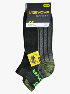 Givova 3 Paia di minicalze da uomo in jersey
