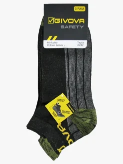 Givova 3 Paia di minicalze da uomo in jersey