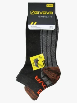 Givova 3 Paia di minicalze da uomo in jersey