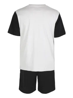 Givova Pigiama corto da uomo in cotone con t-shirt e bermuda