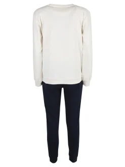 Givova Pigiama donna in cotone interlock - panna