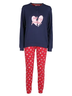 Givova Pigiama lungo da donna in cotone interlock