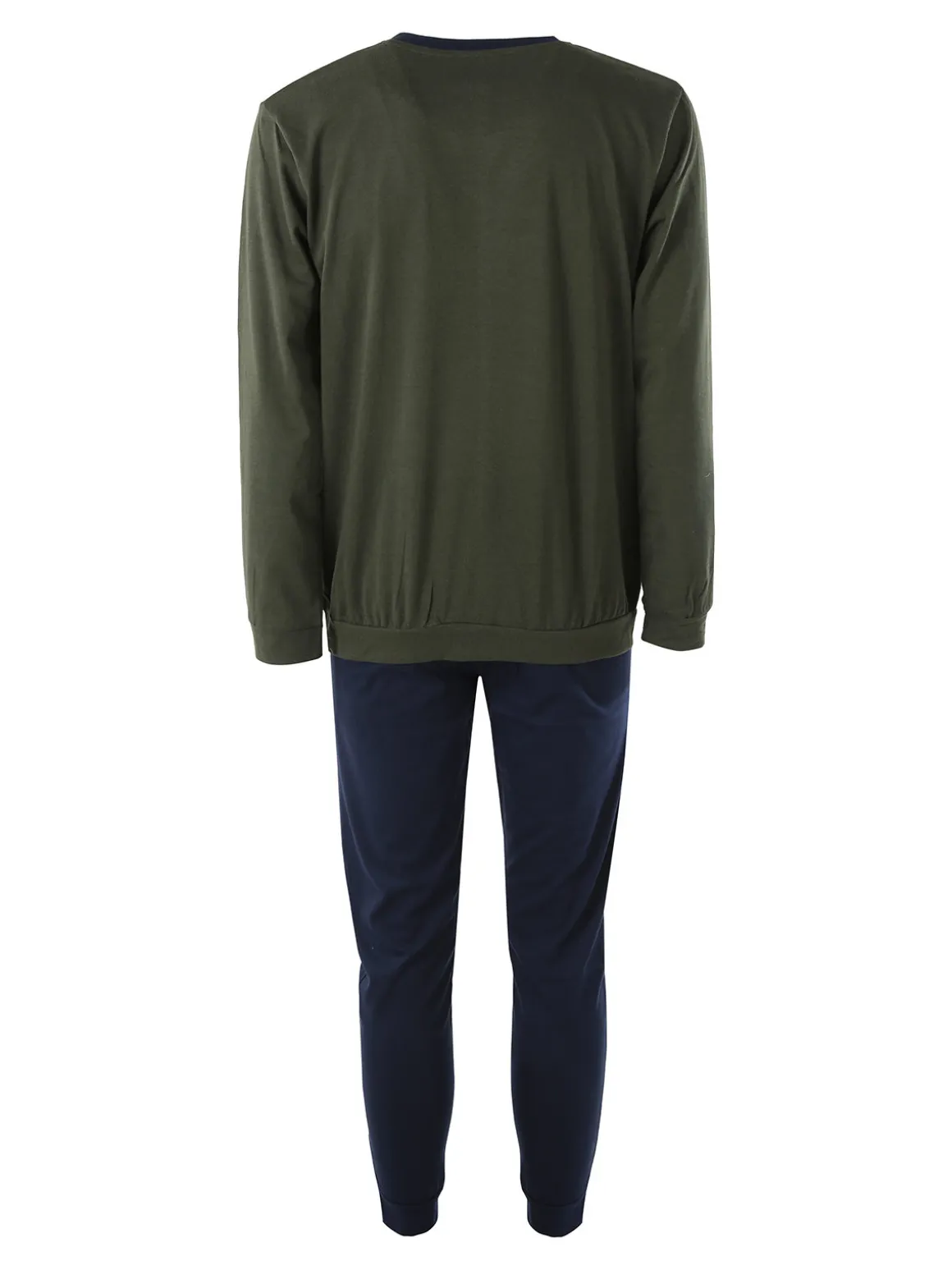 Givova Pigiama lungo da uomo in misto cotone - militare