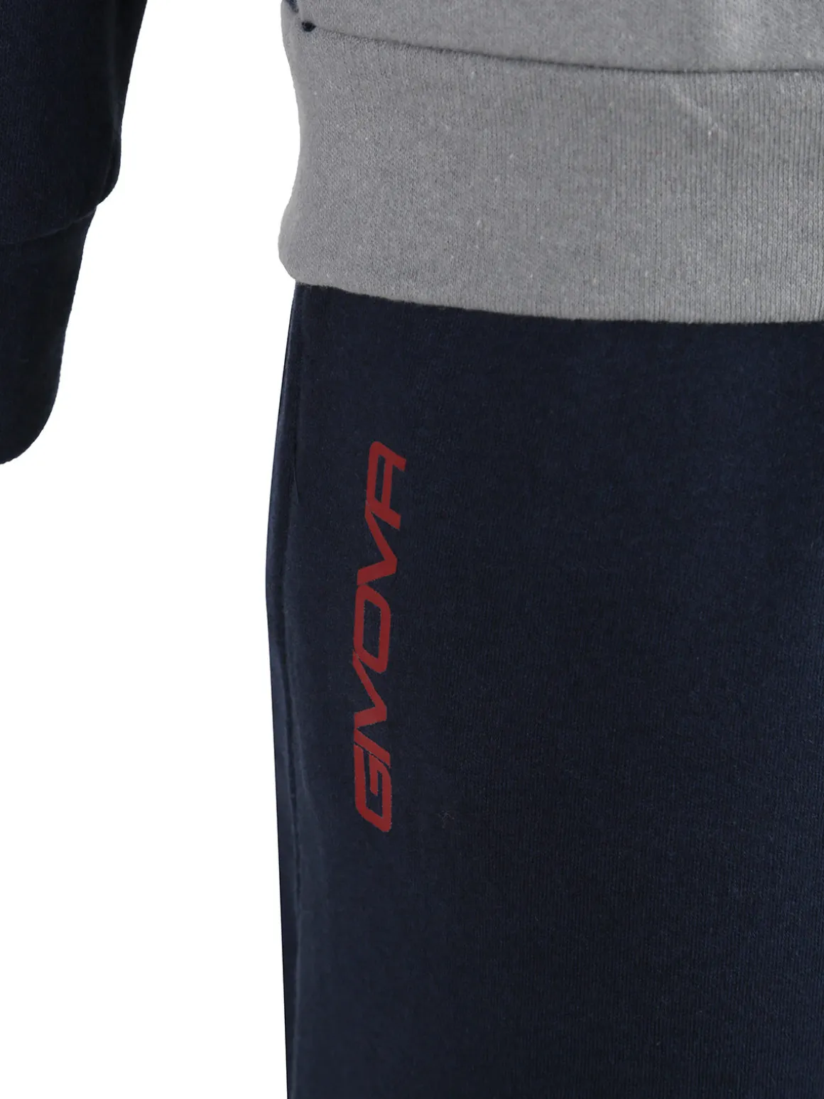 Givova Pigiama lungo da uomo in misto cotone intelock - rosso