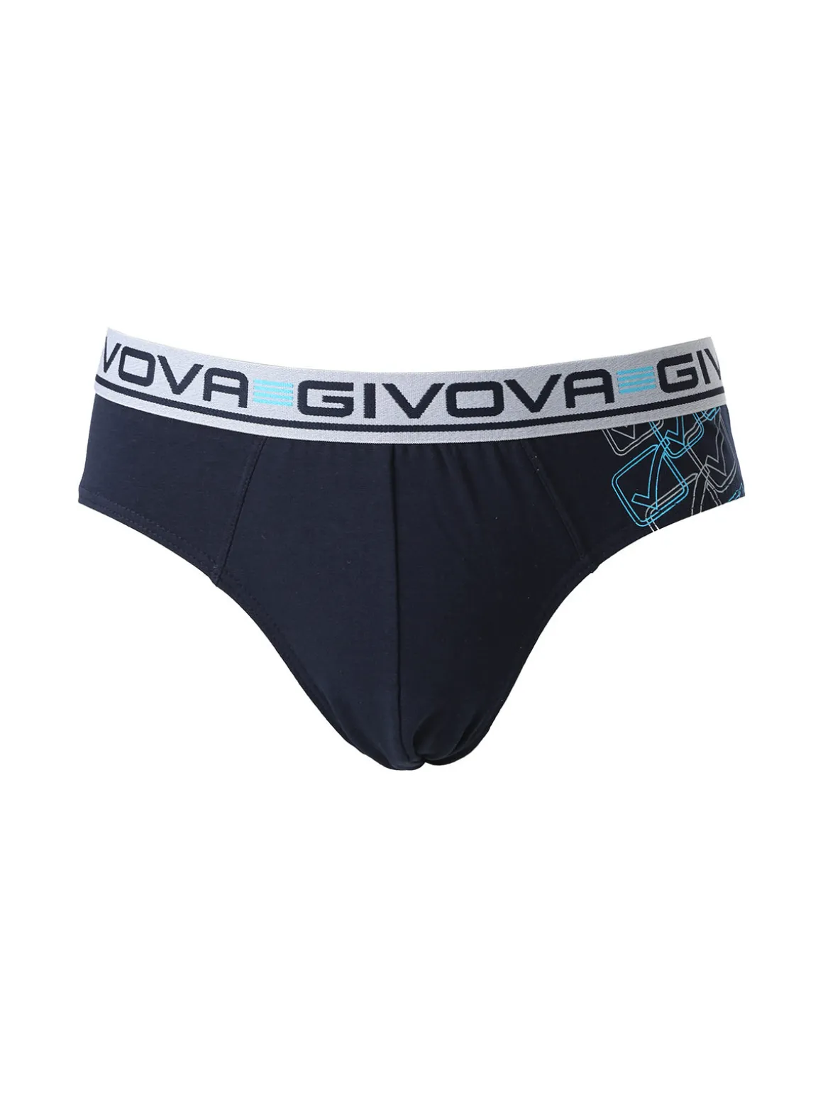Givova Slip da uomo in cotone bielastico - blu