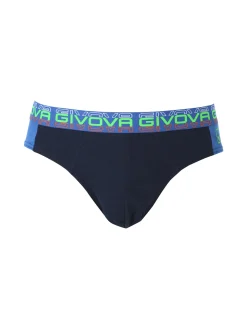 Givova Slip da uomo in cotone stretch - blu scuro