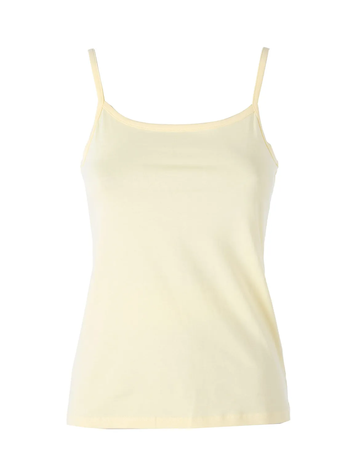 Givova Top donna in cotone bielastico con spalline sottili - giallo