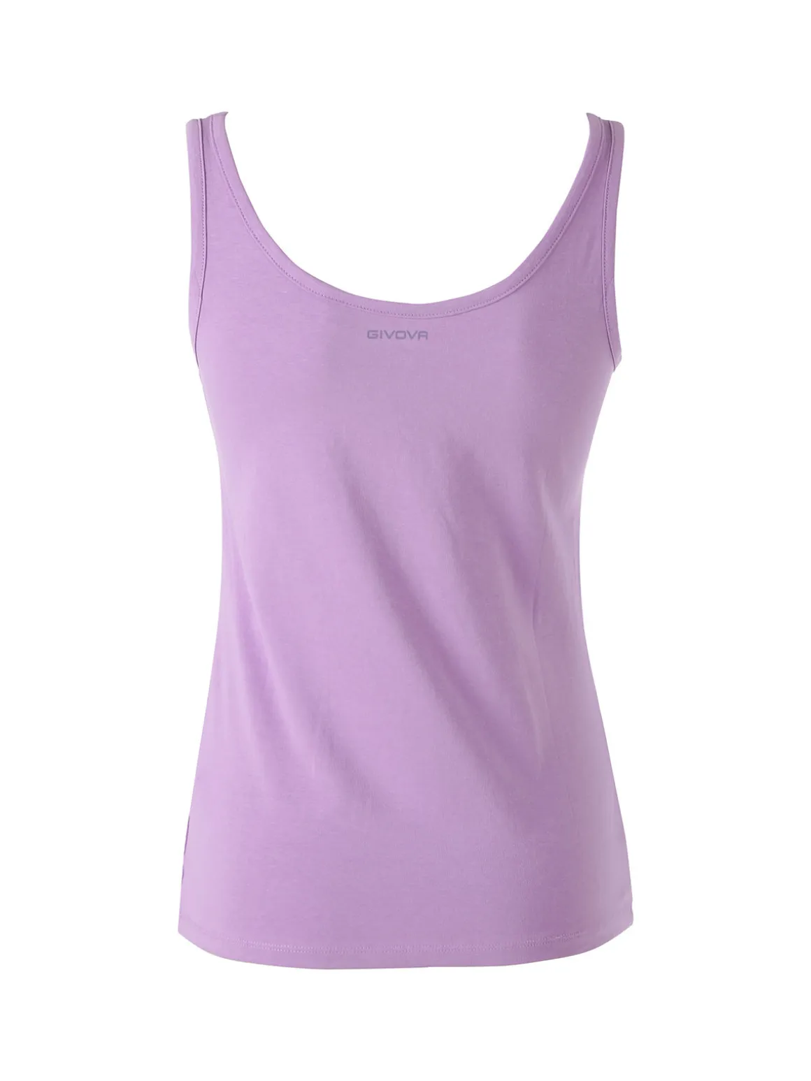 Givova Top donna in cotone bielastico a spalla larga - viola