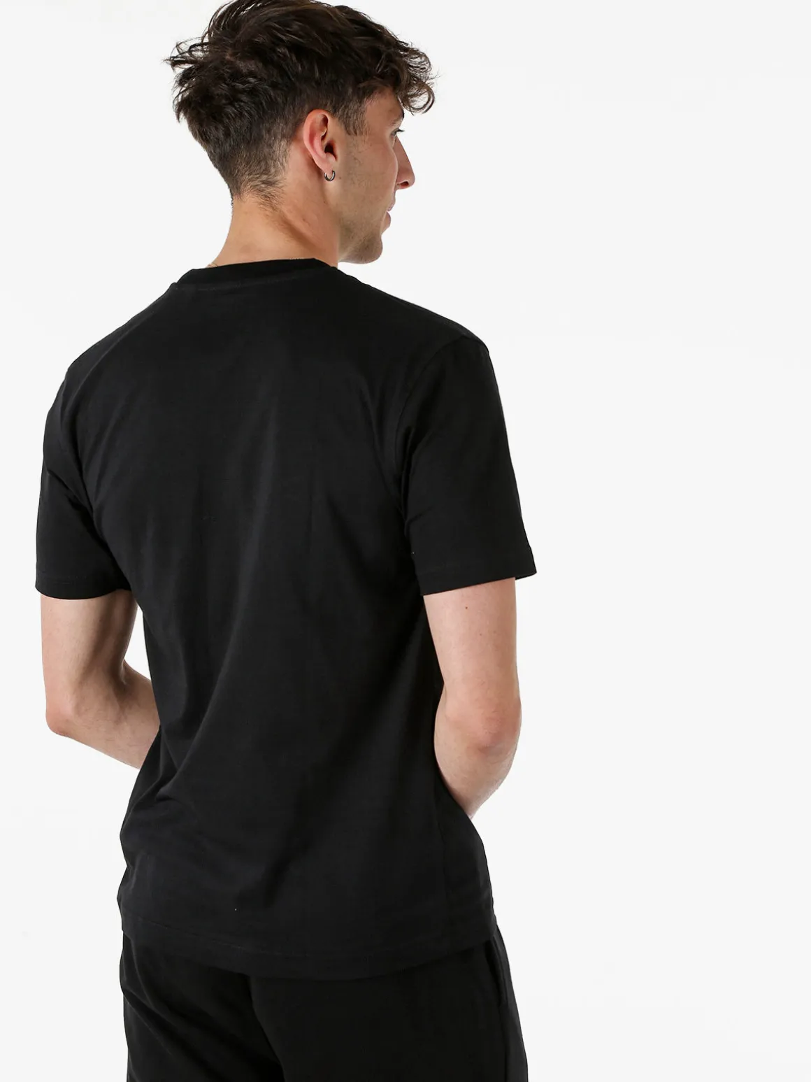 Givova T-shirt da uomo in cotone con logo - nero