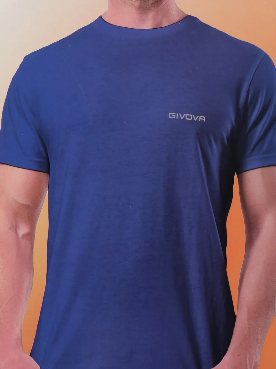 Givova T-shirt intima da uomo girocollo in cotone