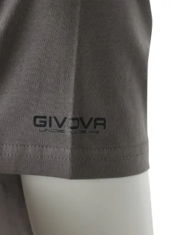 Givova T-shirt intima da uomo in cotone bielastico - antracite