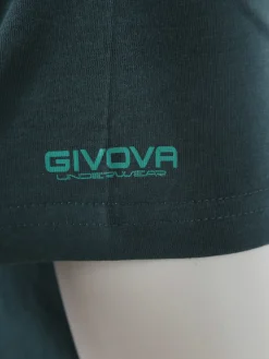 Givova T-shirt intima da uomo in cotone bielastico - verde