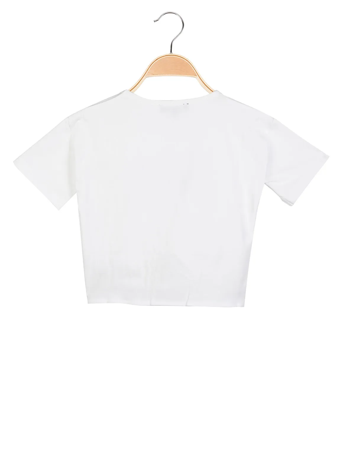 Givova T-shirt manica corta da bambina con nodo