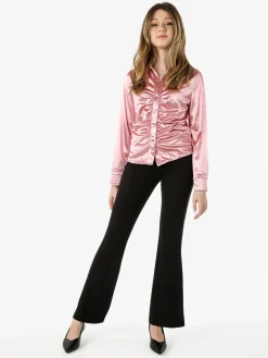 Gladys Leggings donna elasticizzati a zampa - nero